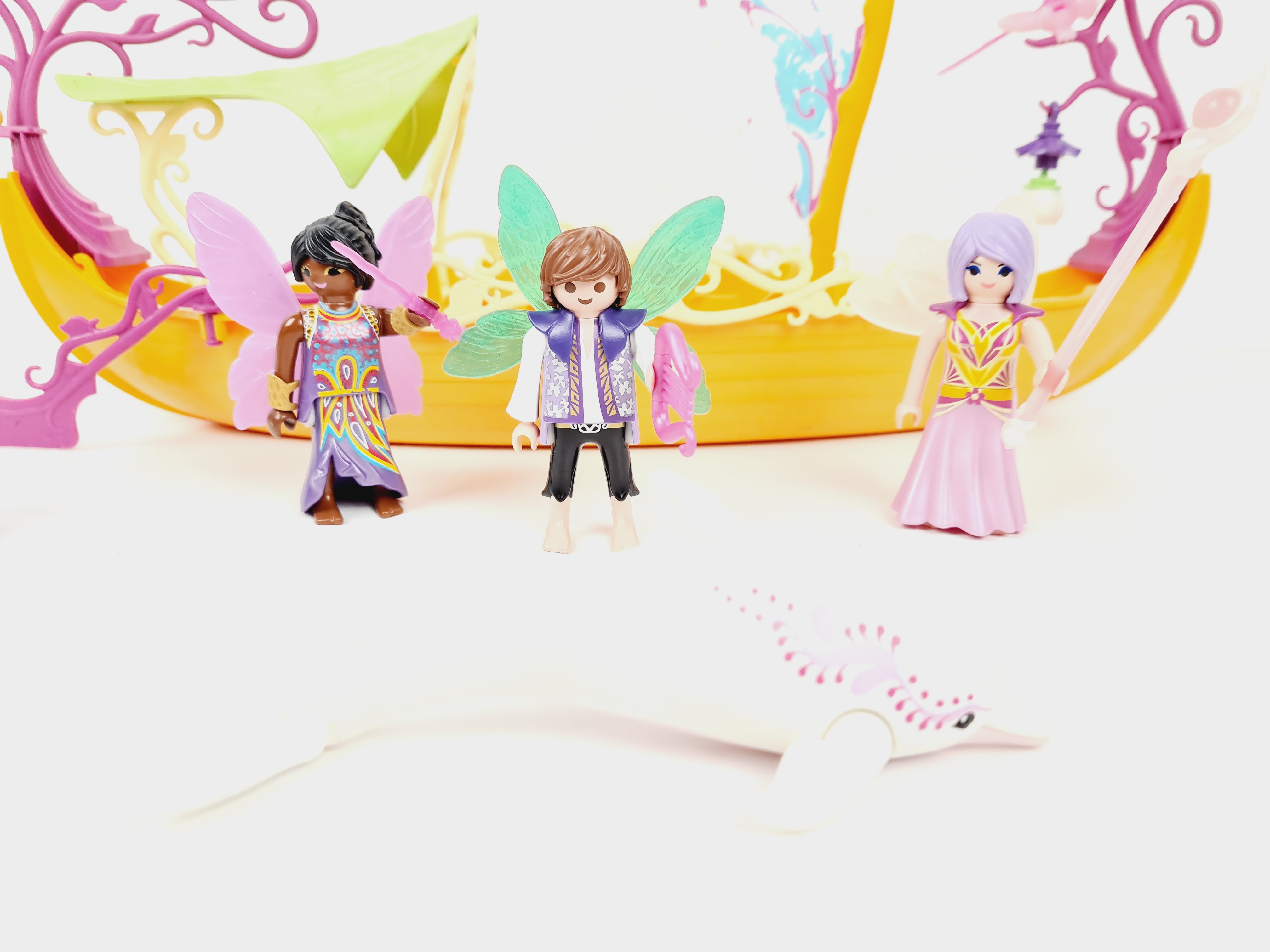 Playmobil 9133 Bateau des fées enchanté Fairies - Bon état - Photo 4